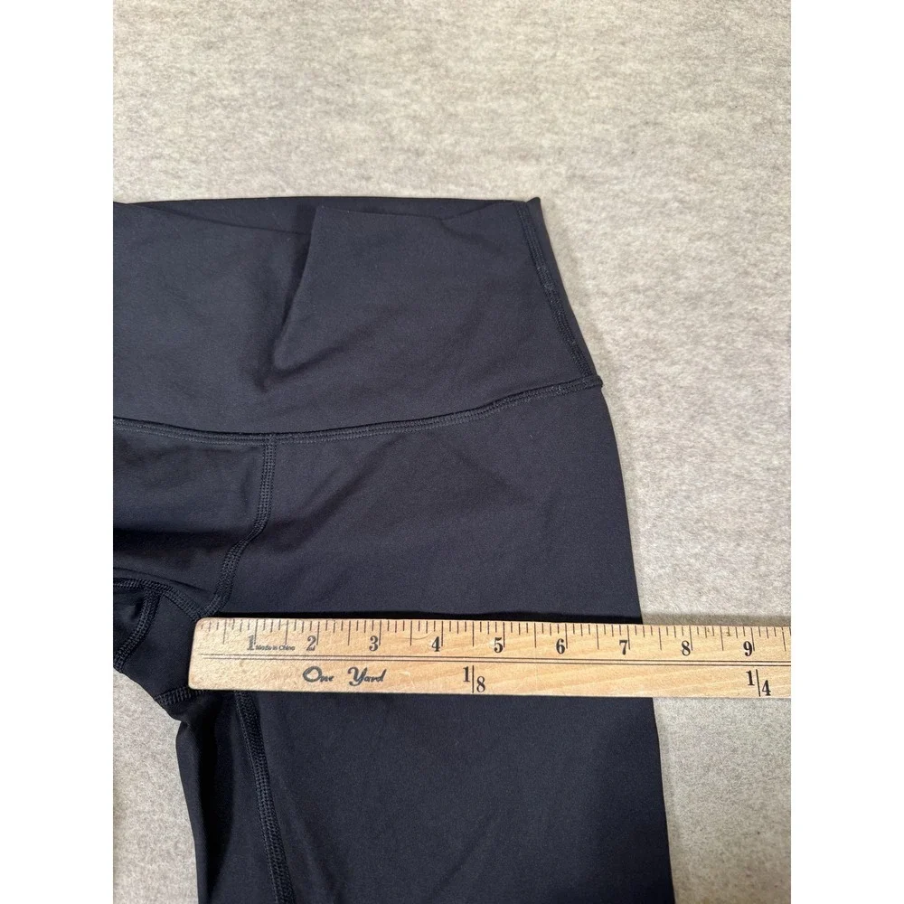 Lululemon Leggings‎ Womens 2 Black High Rise Cropped Yoga Athletic Gym Tight